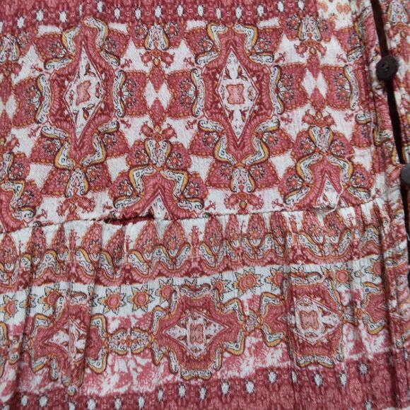 Patrons of Peace Sleeveless Maxi Dress Sundress Boho Chic Festival Womens Small - Picture 3 of 13